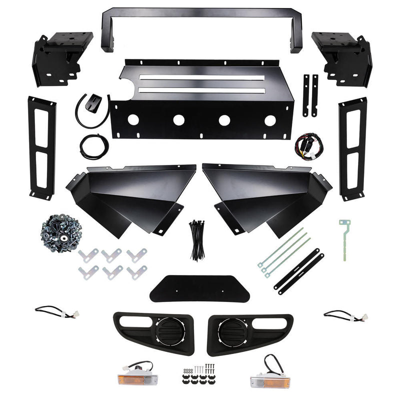 ARB Sahara Bar with Polished Tube Suitable For Toyota Hilux with Flares – B03150