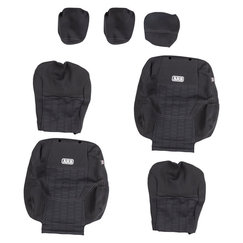 ARB Neoprene Seat Cover Set, Front, Suitable For Toyota LandCruiser 300 Series GX/GXL – 0850101NF