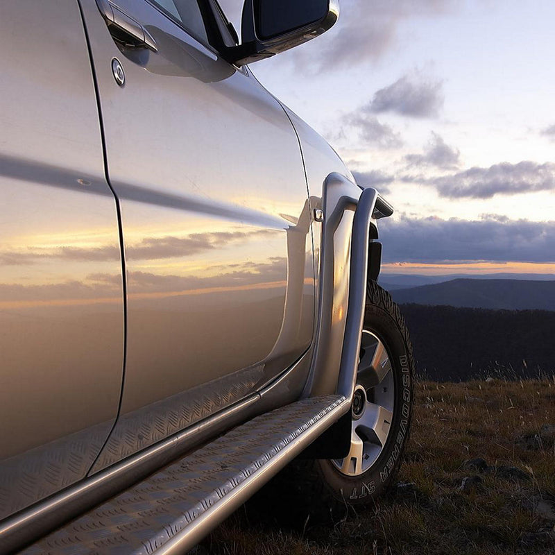 ARB Deluxe Side Steps and Rails with Aluminium Tread Suitable For Nissan GU Patrol – B03346