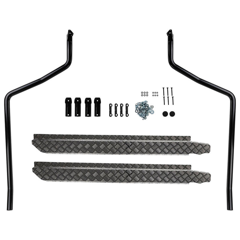 ARB Deluxe Side Steps and Rails with Aluminium Tread Suitable For 79 Series LandCruiser – B03384