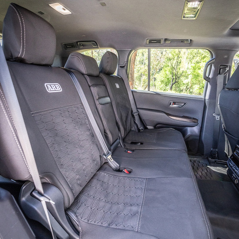 ARB Neoprene Seat Cover Set, Rear, Suitable For Toyota LandCruiser 300 Series VX/Sahara/GXL – 0850101NRA
