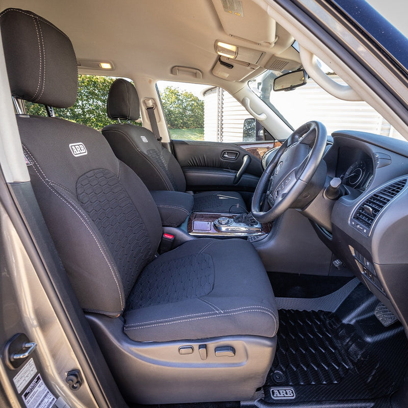 ARB Neoprene Seat Cover Set, Front, Suitable For Nissan Patrol Y62 ST/Ti – 0850113NF