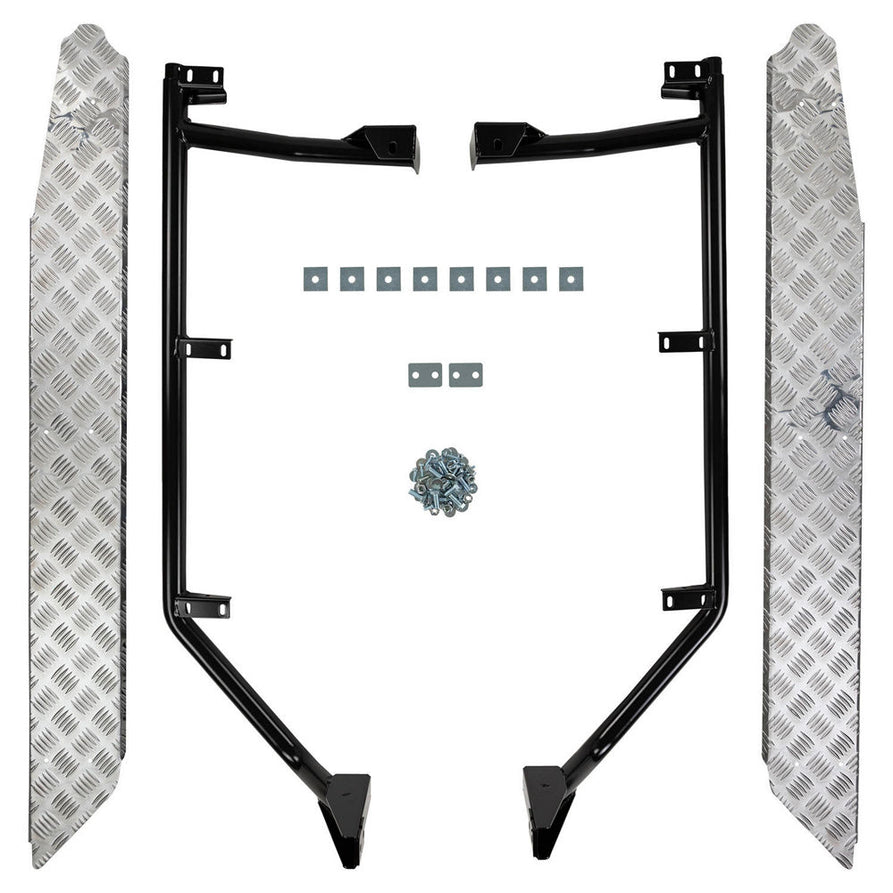 ARB Deluxe Steps and Rails with Aluminium Tread Suitable For Nissan GU Patrol – B03349