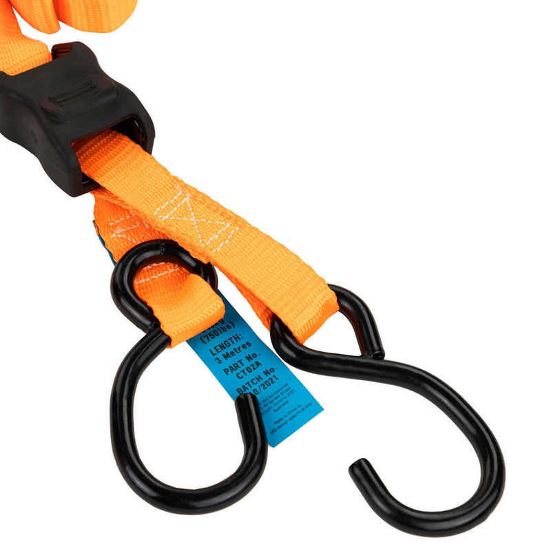 ARB Cambuckle Tiedown Twinpack - 25mm x 3m – CT02A