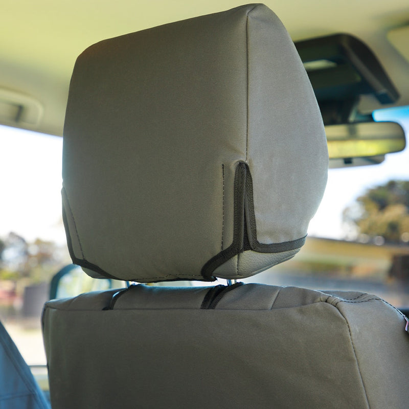 ARB Canvas Seat Cover Set, Front, Suitable For Toyota LandCruiser 76 Series GXL/Workmate (Thick Headrest) – 0850103CFA