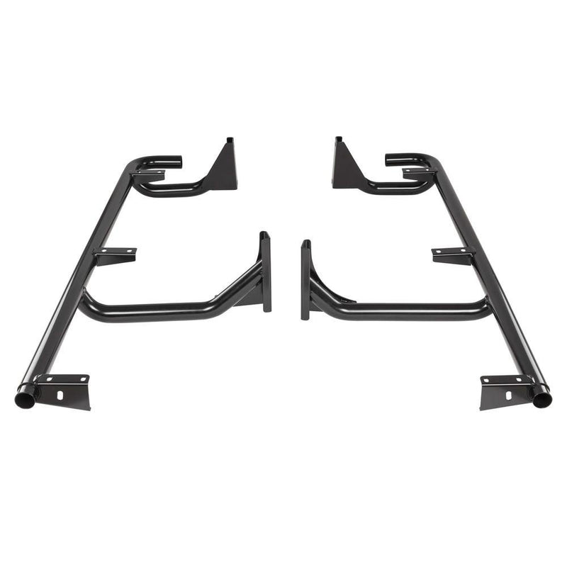 ARB Deluxe Side Steps and Rails with Aluminium Tread Suitable For 80 Series – B03395