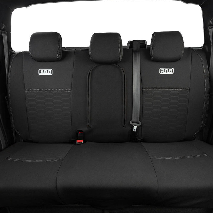 ARB Neoprene Seat Cover Set, Rear, Suitable For Ford Ranger Dual Cab (No Armrest) – 0850107NR