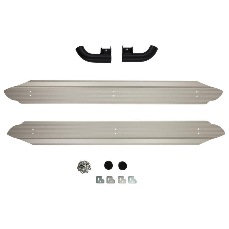 ARB Summit Side Step and Return with Aluminium Tread Plate Suitable For 79 Series LandCruiser Single Cab – B03476