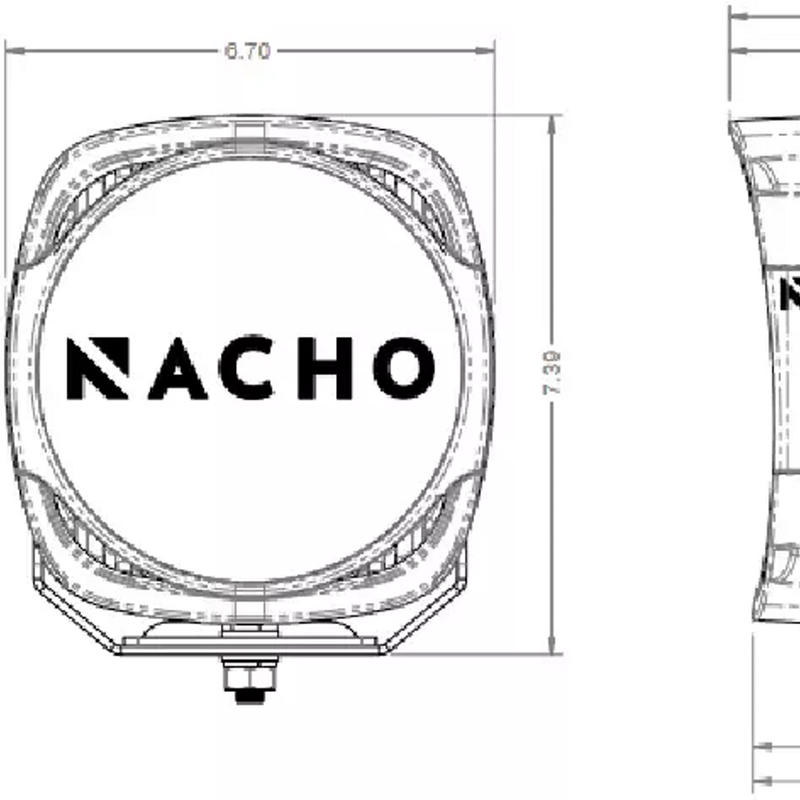 Nacho Grande Multi-Function 80W - Flood, Wide Flood and Area Light