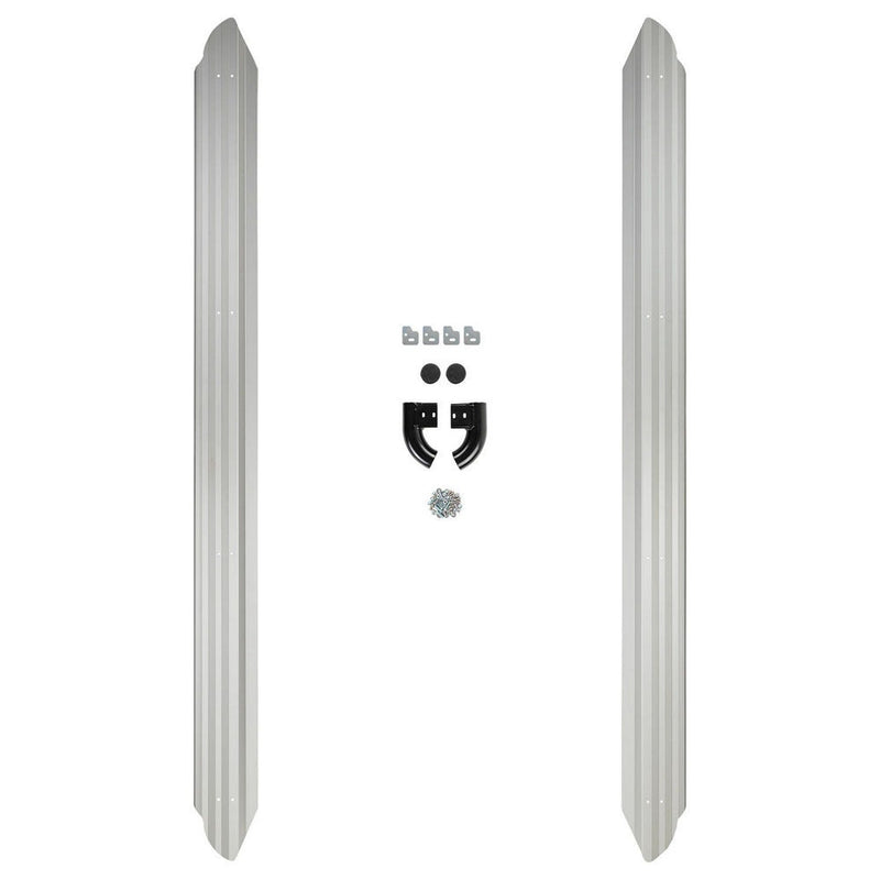 ARB Deluxe Side Steps and Rails with Aluminium Tread Suitable For 70 Series – B03382
