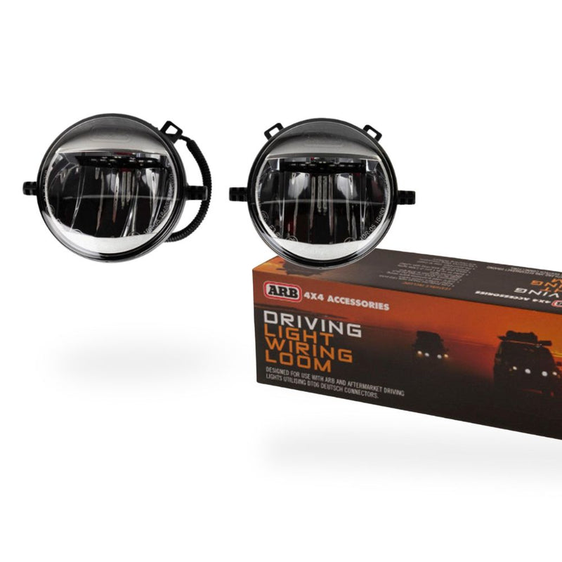 ARB Small LED Fog Light Kit with Loom Suitable For ARB Bull Bars – B01189