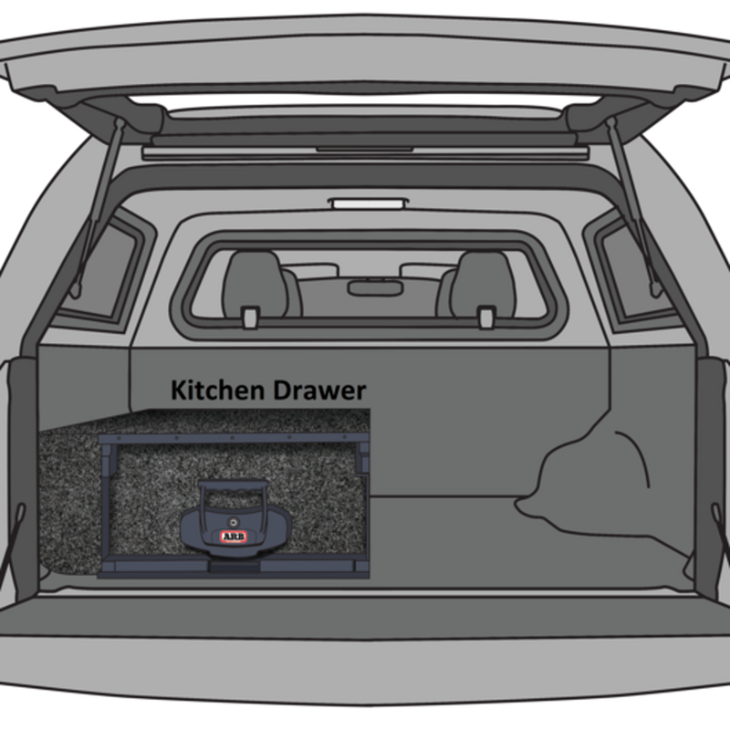 ARB Drawer Bundle- Left Kitchen, Right No Drawer -1355Mm Long – B02432