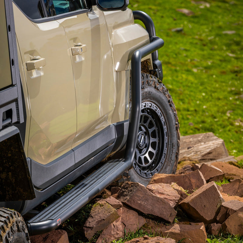 ARB Summit Steps and Rails with Black Tread Suitable For Kia Tasman – B03492