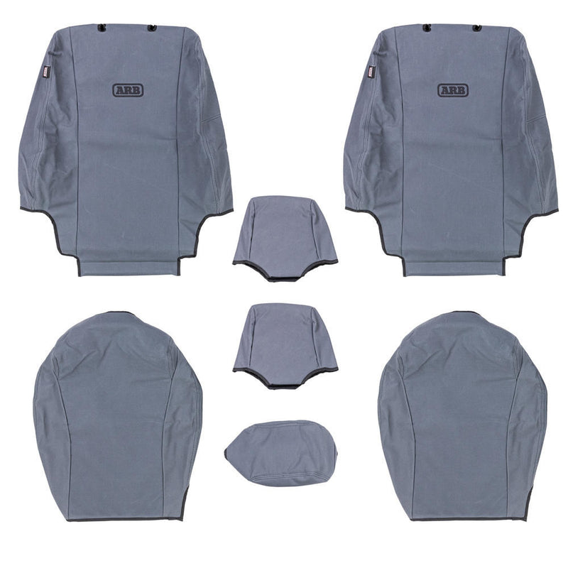 ARB Canvas Seat Cover Set, Front, Suitable For Toyota Hilux SR5/SR/Workmate 2005 - 2015 (Sports Seat) – 0850105CFA