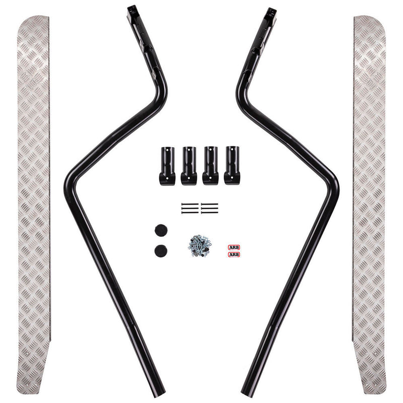 ARB Deluxe Side Steps and Rails with Aluminium Tread Suitable For 200 Series LandCruiser – B03345