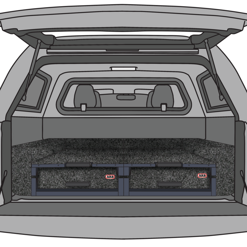 ARB Drawer Bundle – Left Roller Floor (Mid-Height), Right Roller Floor (Mid-Height), Left And Right Side Floor Adaptors – 1355mm