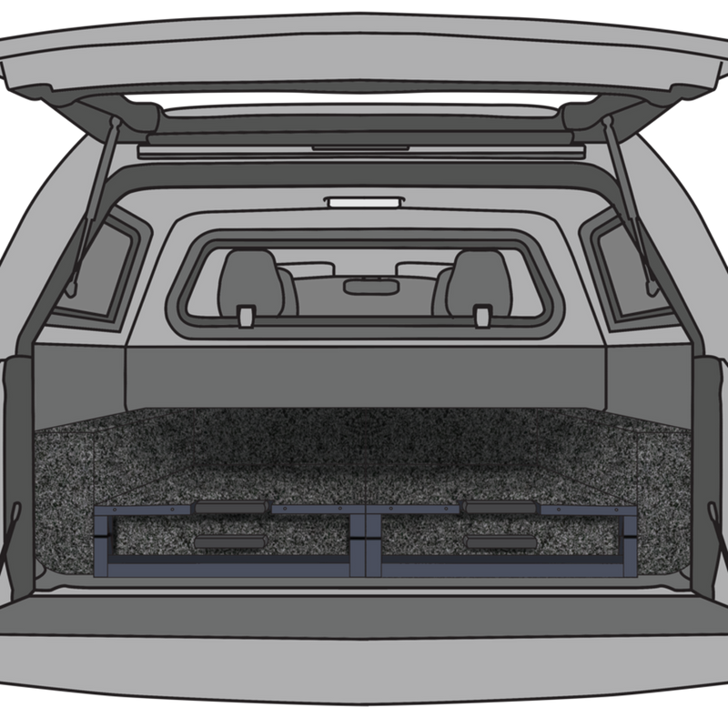 ARB Drawer Bundle – Left Roller Floor (Low-Height), Right Roller Floor (Low-Height), Left & Right Side Floor Adaptor – 1355mm