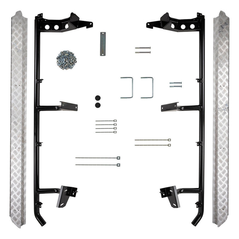 ARB Deluxe Side Step and Return with Aluminium Tread Suitable For Nissan Navara D40 – B03374