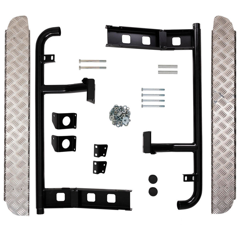 ARB Deluxe Side Steps and Rails with Aluminium Tread - – B03343