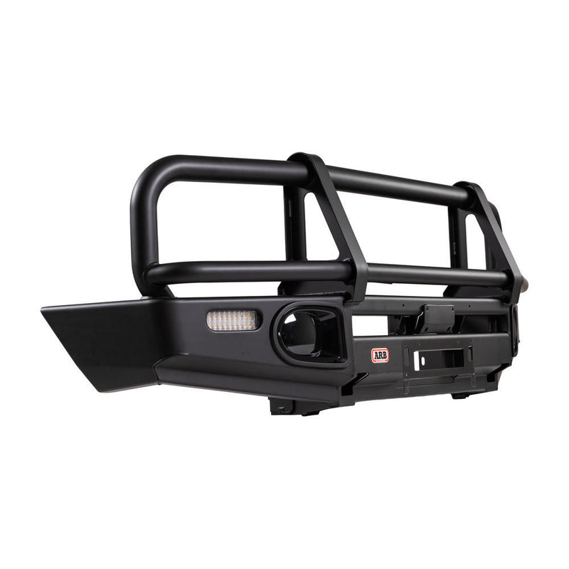 ARB Deluxe Winch Bull Bar, Matt Black Suitable For LC79 Workmate non-flared, sensors – 3412630