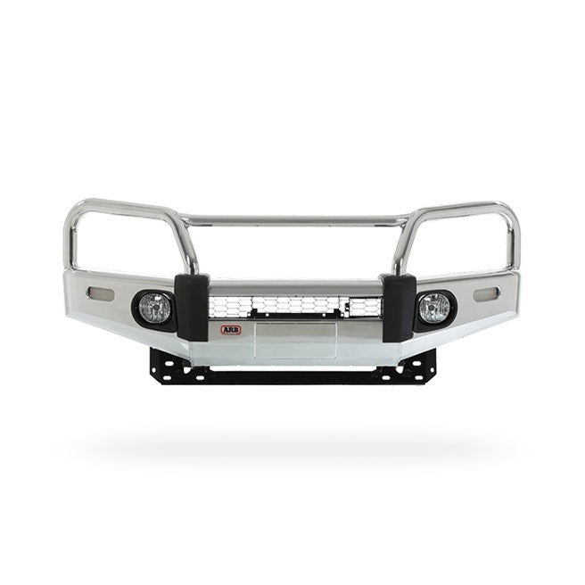 ARB Alloy Bull Bar, Polished Finish Suitable For Toyota LandCruiser GXL with OE Fogs – 7415030