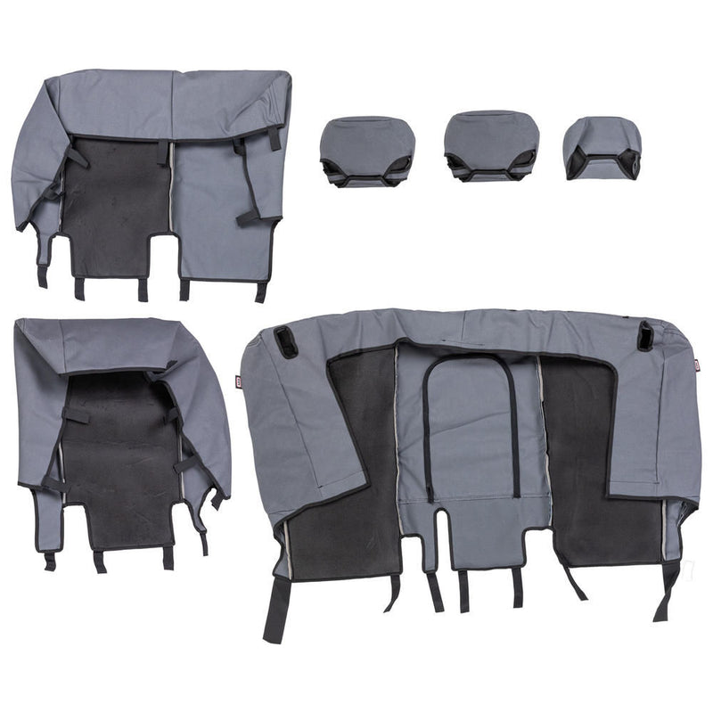 ARB Canvas Seat Cover Set, Rear, Suitable For Holden Colorado and Isuzu D-Max – 0850110CR