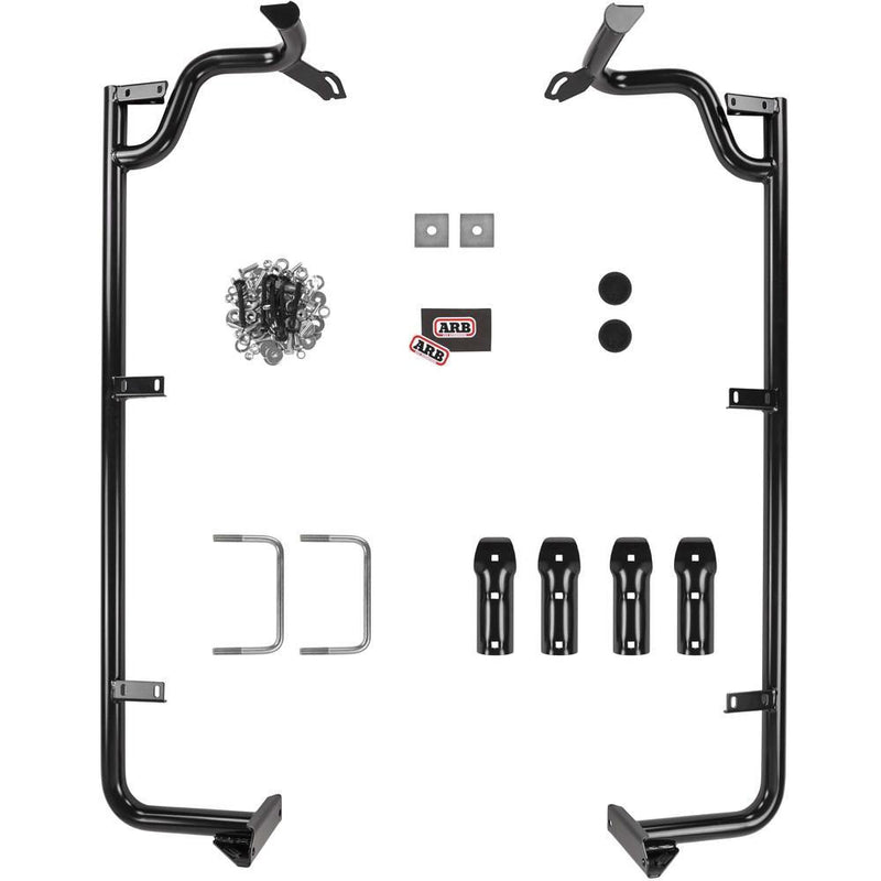 ARB Deluxe Side Rail and Step with Aluminium Tread Suitable For 70 Series – B03378