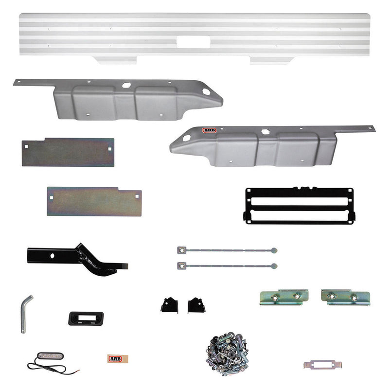 ARB Summit Raw Rear Step Towbar Suitable For Ford Ranger with OE parking sensors – 3640170