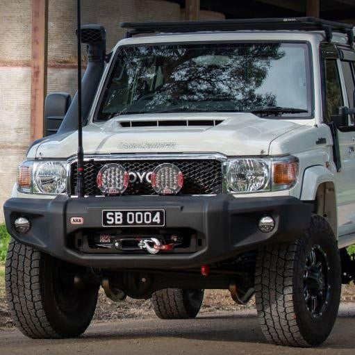 ARB StealthBar Black Suitable For Toyota LandCruiser 76, 78 and 79 Series non flared models – SA288BL259