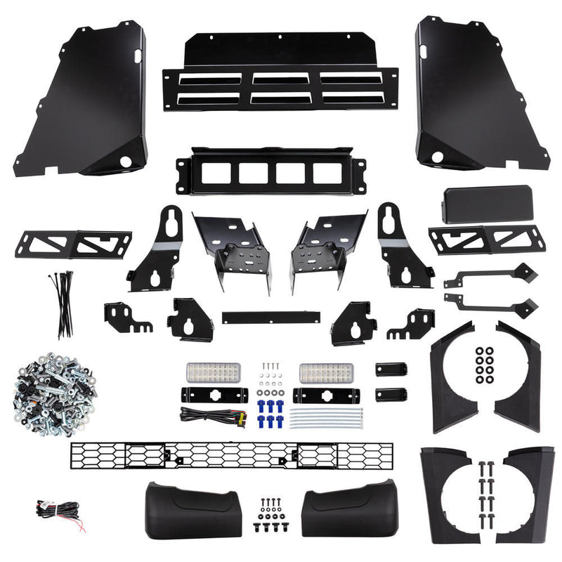 ARB Summit Sahara Bar with Polished Tube Suitable For Isuzu MU-X Suitable For ARB Fog Light MKII – B03066