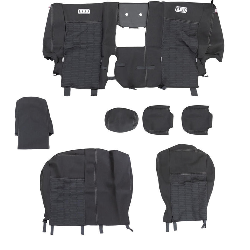 ARB Neoprene Seat Cover Set, Rear, Suitable For Toyota Hilux – 0850104NR