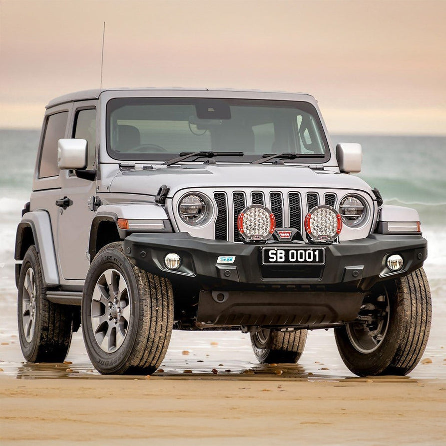 ARB StealthBar Grained Black Suitable For Jeep Gladiator and Wrangler with Parking Sensors – SA224BL223
