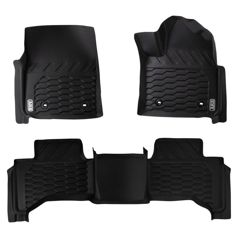 ARB Floor Mats Front and Rear Set Suitable For Toyota Landcruiser 300 Series – 4080001