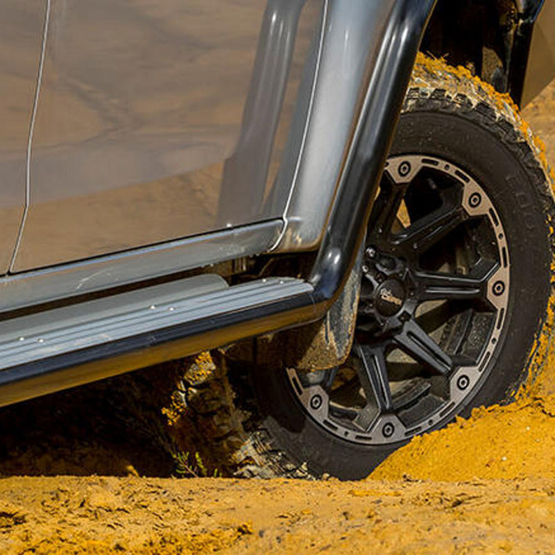 ARB Summit Steps and Rails with Aluminium Tread Suitable For Isuzu MU-X – B03406