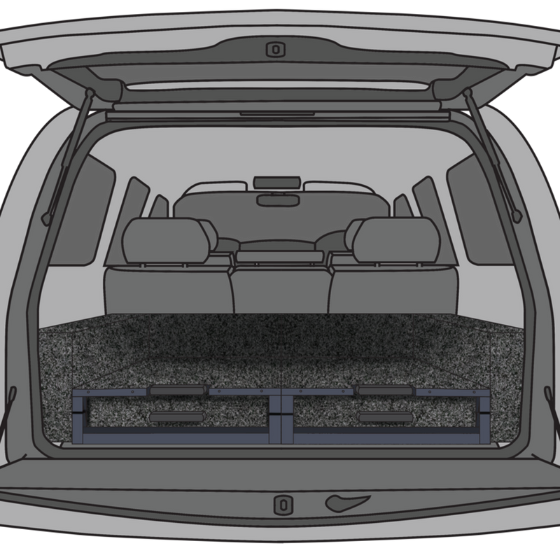 ARB Drawer Bundle – Left Roller Floor (Low-Height), Right Roller Floor (Low-Height), 945mm Long Suitable For Toyota Prado 150 Series – B02481