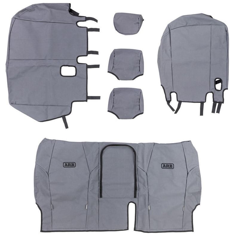 ARB Canvas Seat Cover Set, Rear, Suitable For Isuzu D-Max and Mazda BT-50 (Bench Seat With Armrest) – 0850111CR