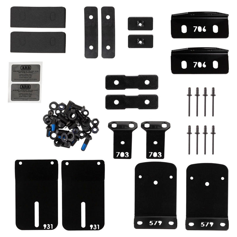 ARB Roof Bar Light Mount Kit Suitable For Isuzu D-Max, Mazda BT-50 with ARB Classic Canopy – 4148090