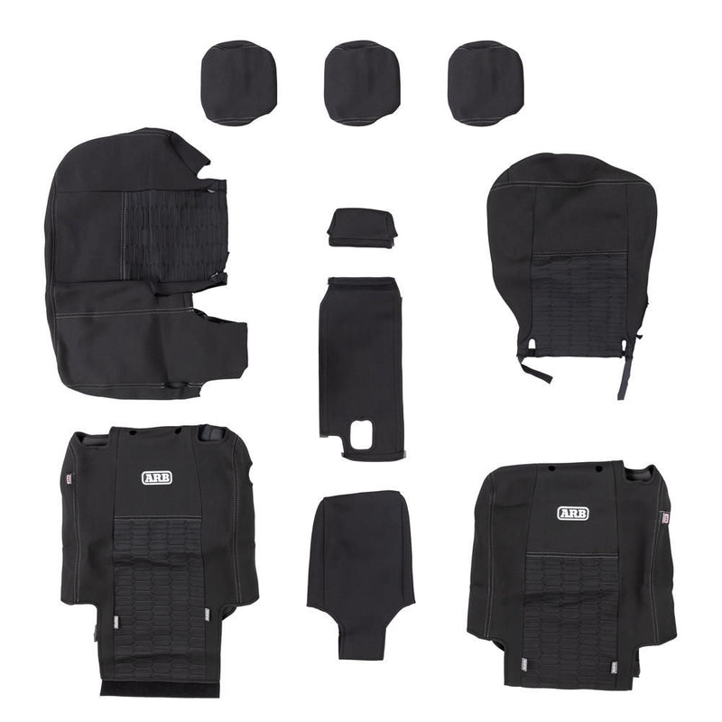 ARB Neoprene Seat Cover Set, Rear, Suitable For Toyota Prado 150 Series – 0850106NRA