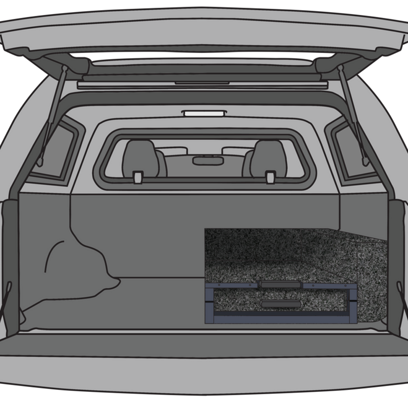 ARB Drawer Bundle- Left No Drawer, Right Roller Floor (Low-Height), Right Side Floor Adaptor-1355Mm Long – B02427