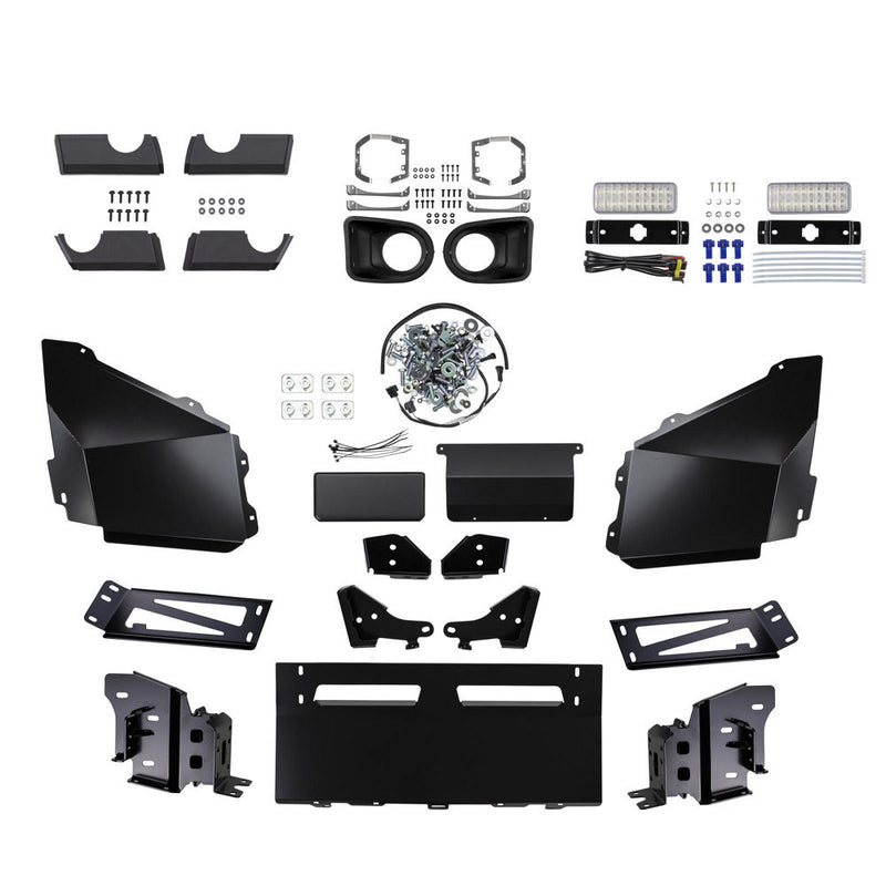 ARB Alloy Bar with Matte Black Finish Suitable For Toyota Hilux with Fog Light Inserts – 7414040