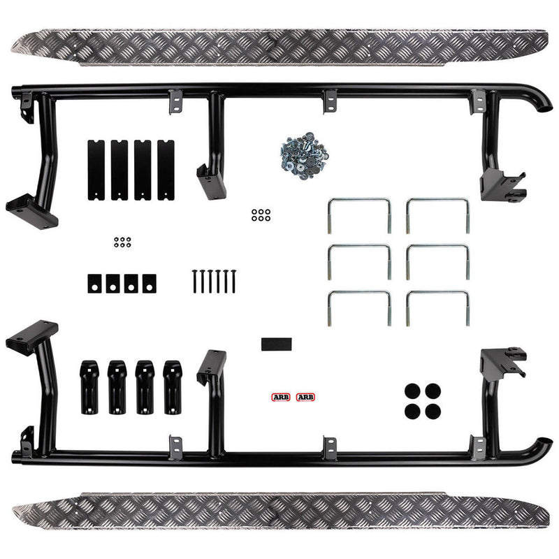 ARB Deluxe Side Step and Return with Aluminium Tread Suitable For 100 Series LandCruiser – B03372