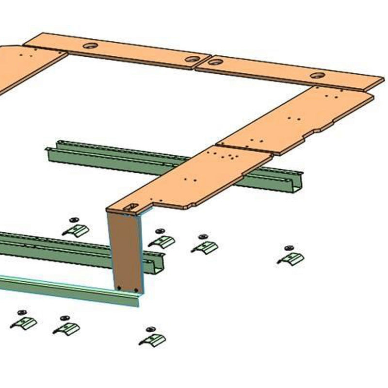 ARB Side Floor Kit for 1730 Roller Drawer - Colorado and D-Max