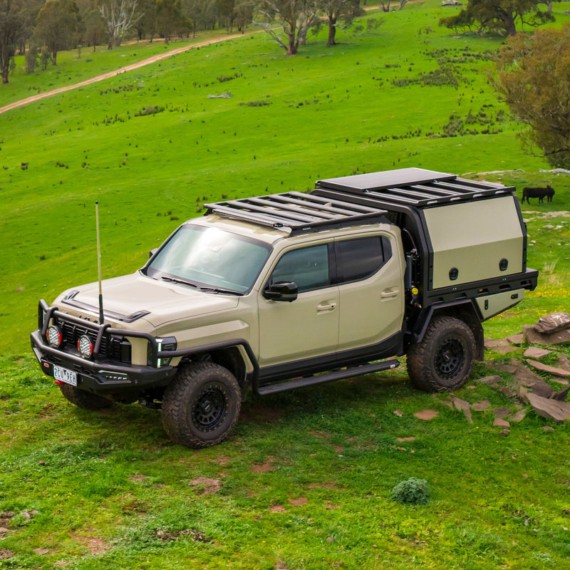 ARB Summit Steps and Rails with Black Tread Suitable For Kia Tasman – B03492