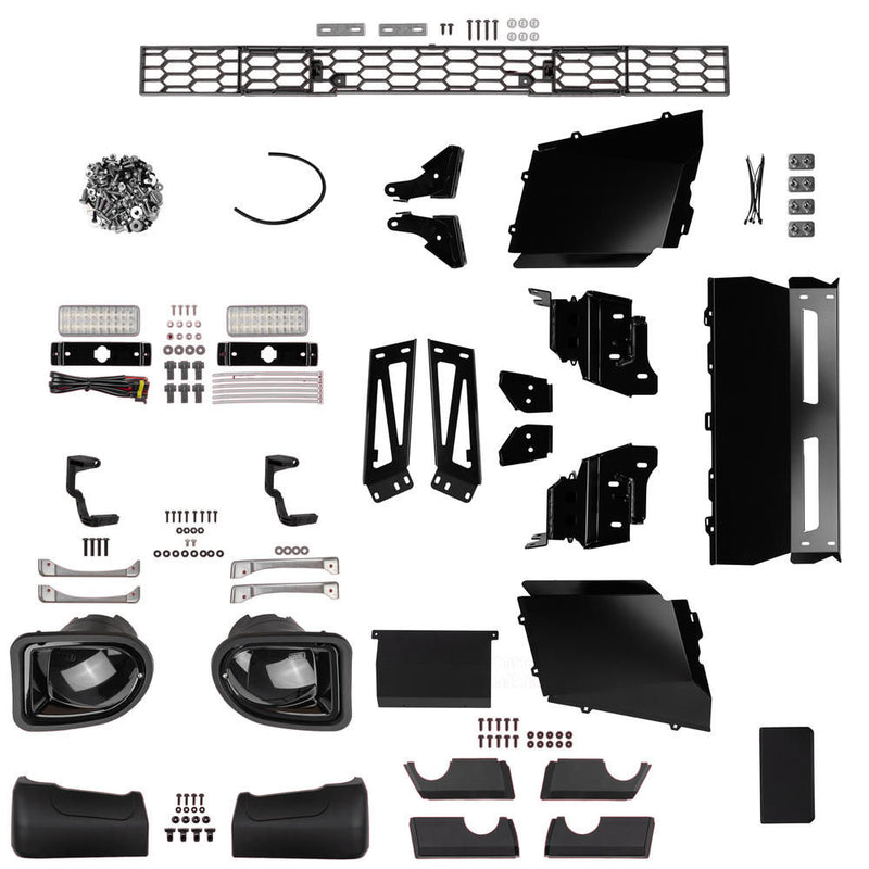 ARB Alloy Bull Bar Winch Compatible with Matt Black Finish Suitable For Toyota Hilux – 7414050
