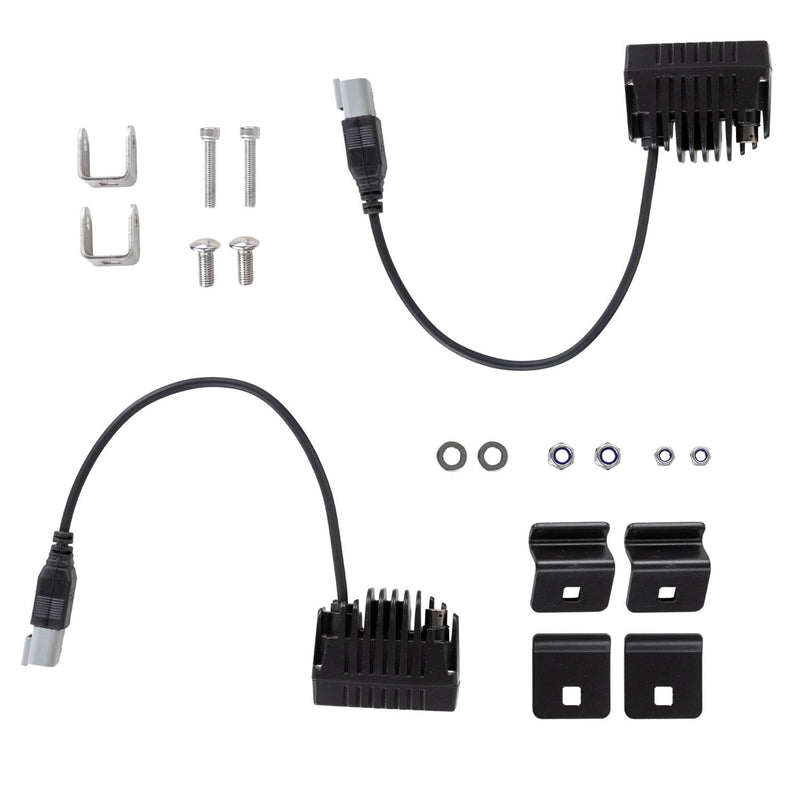 ARB BASE Rack Tri Colour Auxiliary Light Bundle 2.8 Inch with Wiring – B03626