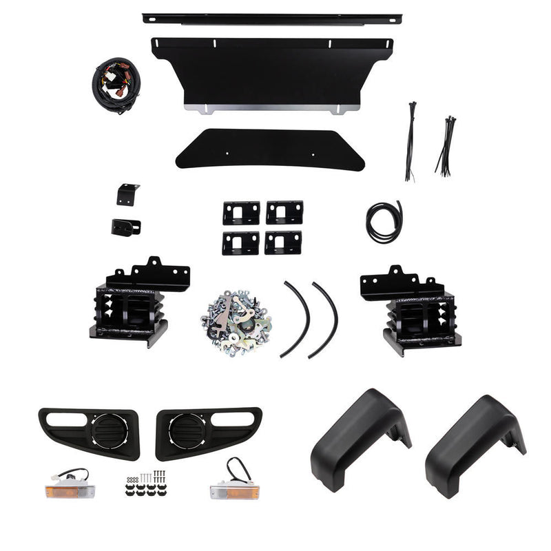 ARB Deluxe Steel Bull Bar Suitable For Nissan Navara D40 Suitable For ARB Fog Light MkI – 3438240