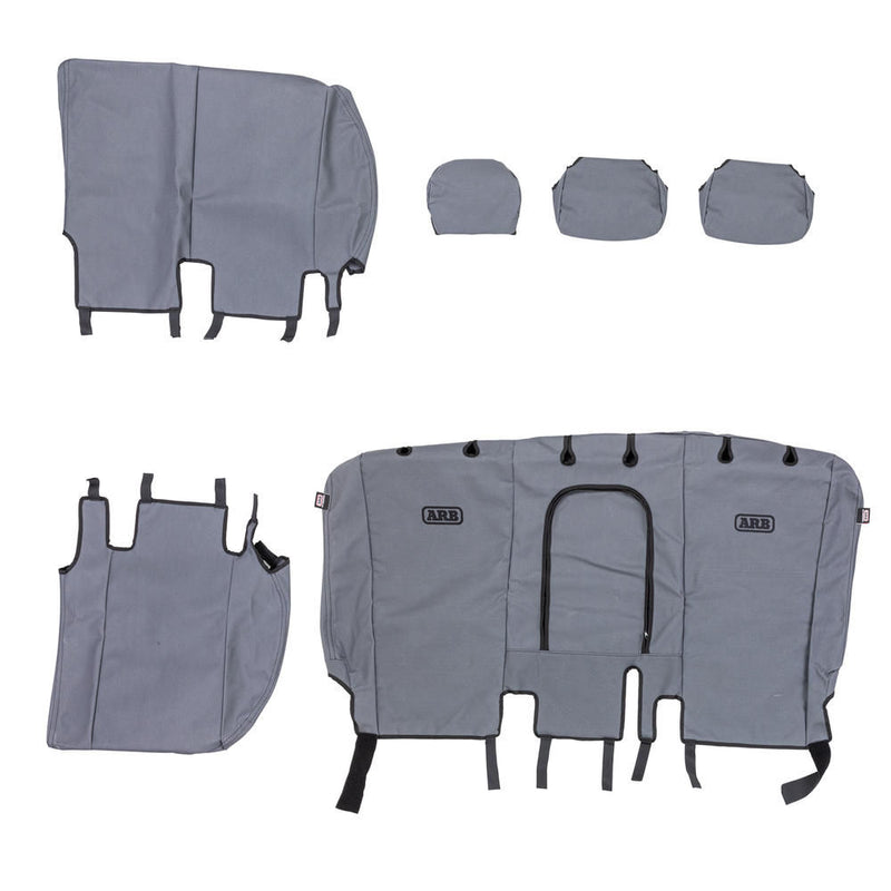 ARB Canvas Seat Cover Set, Rear, Suitable For Holden Colorado and Isuzu D-Max – 0850110CR
