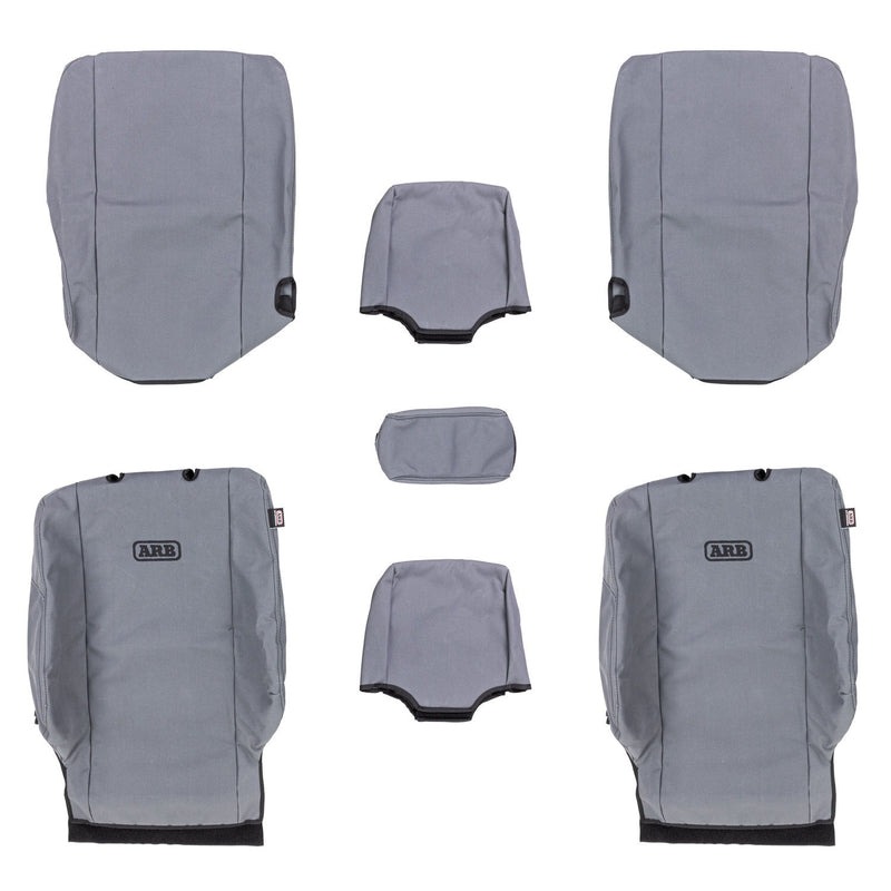 ARB Canvas Seat Cover Set, Front, Suitable For Toyota LandCruiser 76 Series GXL/Workmate (Thick Headrest) – 0850103CFA