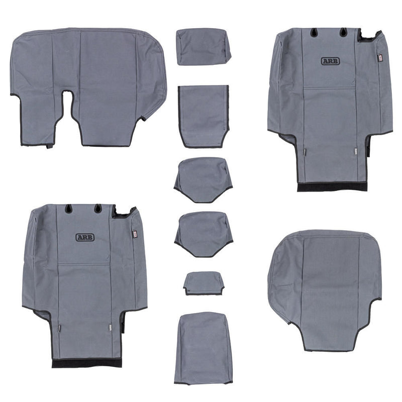 ARB Canvas Seat Cover Set, Rear, Suitable For Toyota Prado 150 Series – 0850106CRA