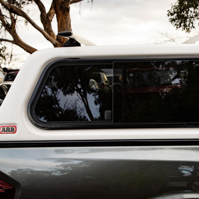 ARB Classic Canopy, Smooth, LHS Lift-up/RHS Sliding Suitable For Nissan Navara – CLS74B
